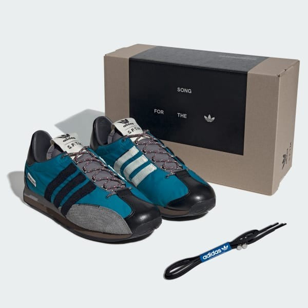 Adidas x SFTM Country OG Active Teal Core Black Ash ID3545