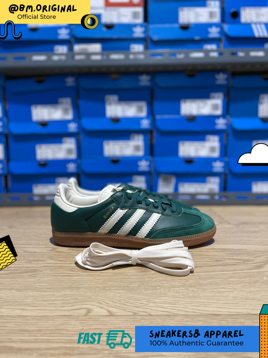 Adidas Samba OG Collegiate Green Cream White Gold Metallic IE0872