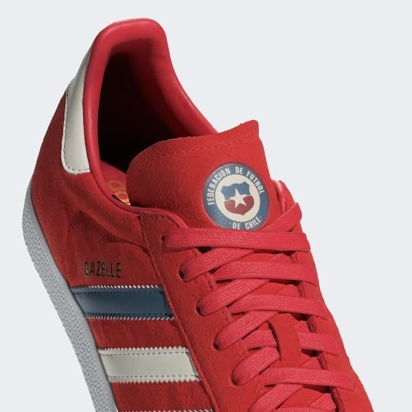 Adidas Gazelle x Chile Glory Red Altered Blue Off White IF6827