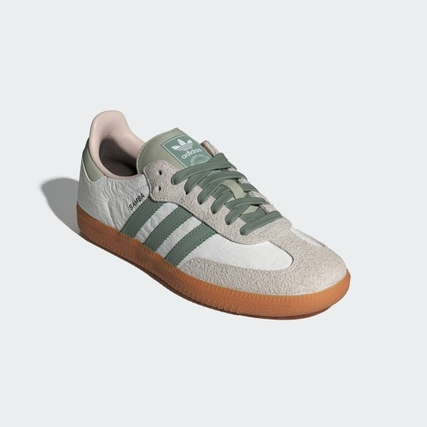 Adidas Samba OG Cloud White Silver Green Putty Mauve ID0492