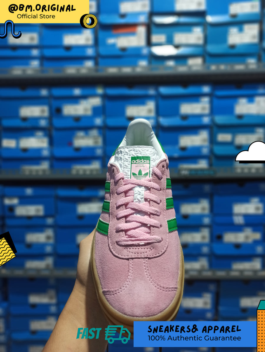 Adidas Gazelle Bold True Pink Green Cloud White IE0420