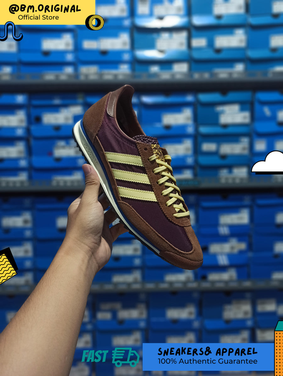 Adidas SL 72 OG W Maroon Almond Yellow Preloved Brown IE3425