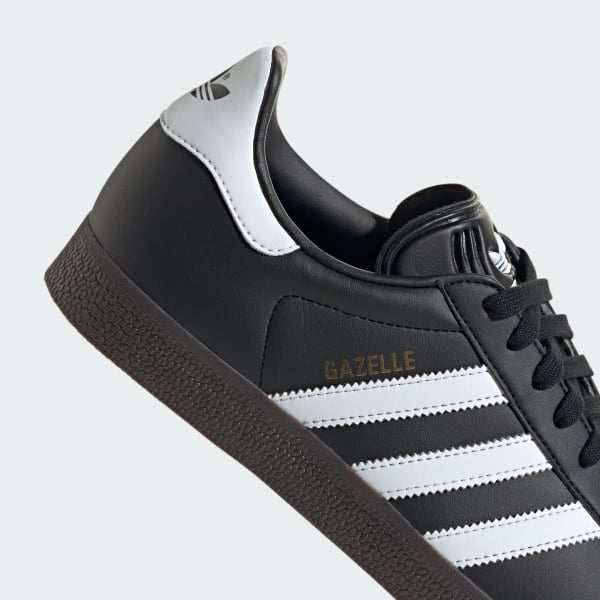 Adidas Gazelle Low Core Black Cloud White Gold Metallic IH2217