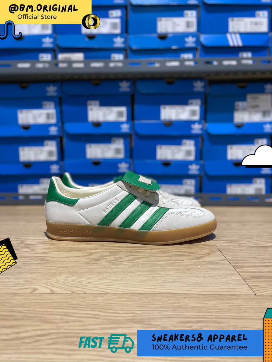 Adidas Gazelle Indoor Off White Green ID3518