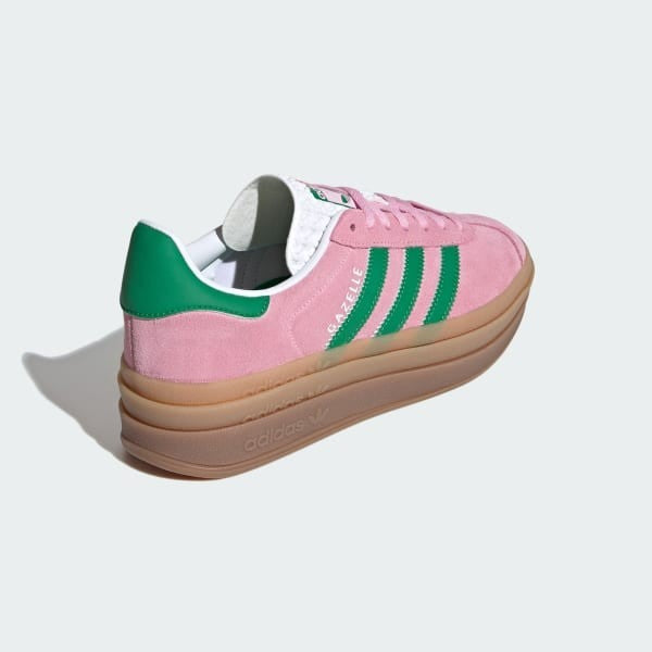 Adidas Gazelle Bold True Pink Green Cloud White IE0420