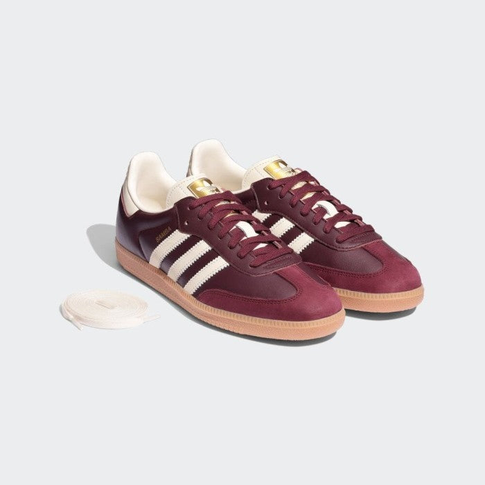 Adidas Samba OG Maroon Cream White Gold Metallic ID0477