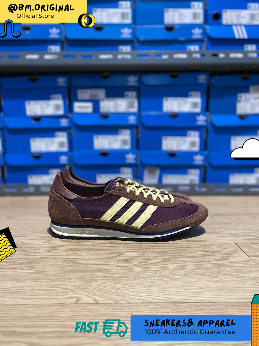 Adidas SL 72 OG W Maroon Almond Yellow Preloved Brown IE3425