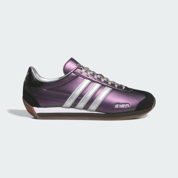 Adidas Country x Always Purple Silver Metallic Core Black JH9100