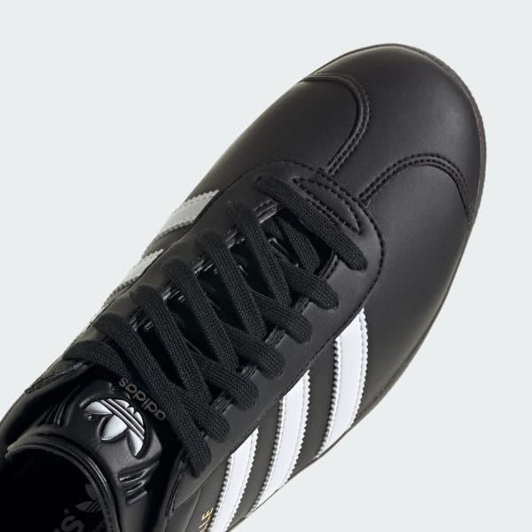 Adidas Gazelle Low Core Black Cloud White Gold Metallic IH2217