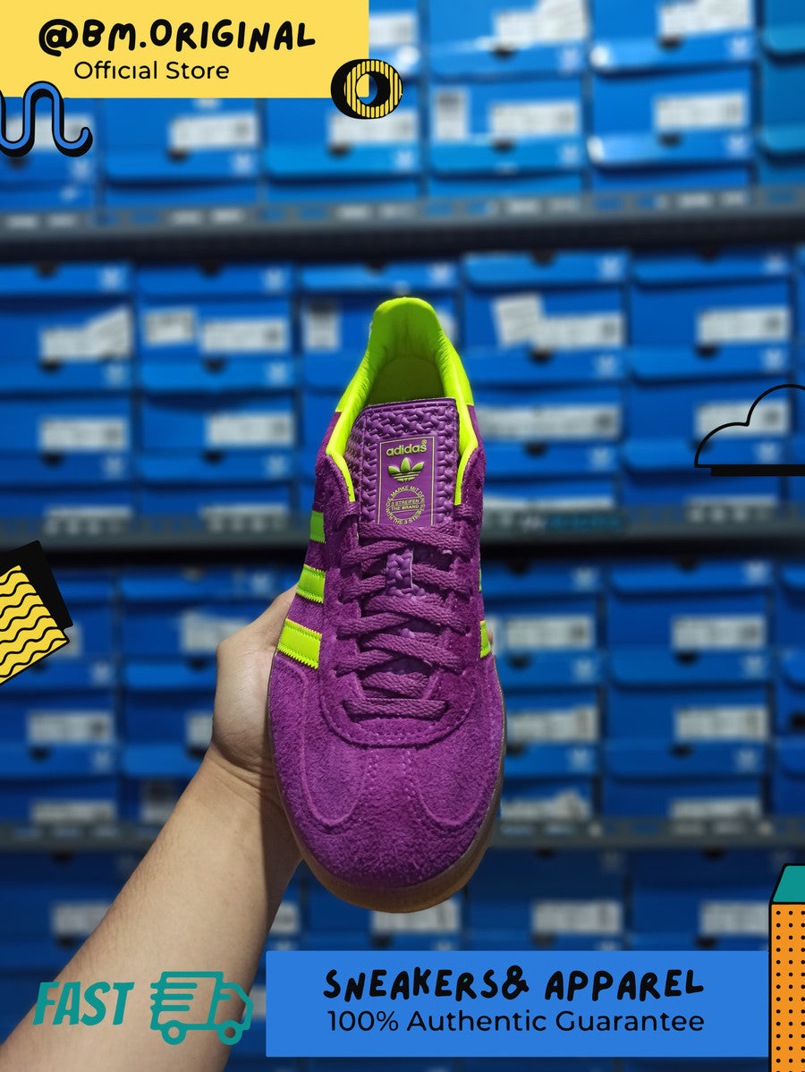 Adidas Gazelle Indoor Shock Purple Yellow Gum HQ8715