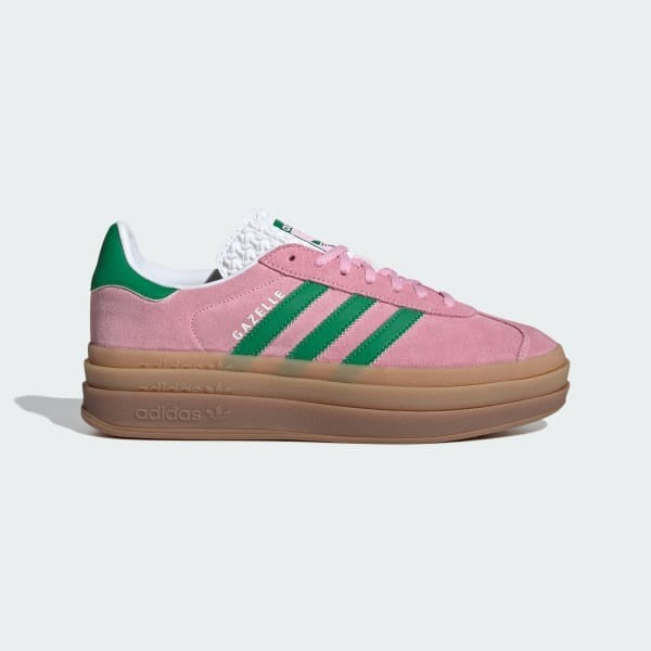 Adidas Gazelle Bold True Pink Green Cloud White IE0420