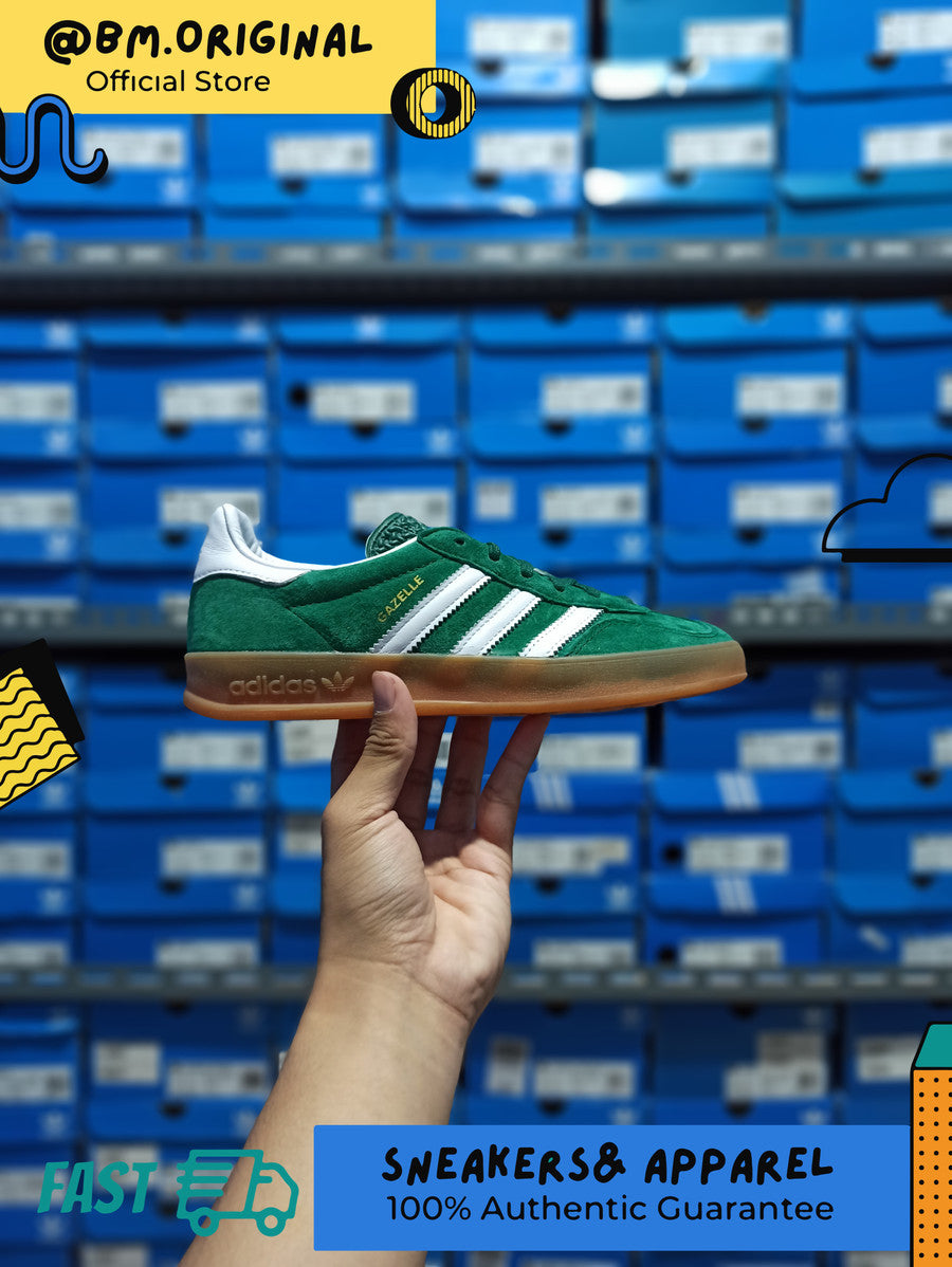 Adidas Gazelle Indoor Green Collegiate Green Cloud White Gum IG1596