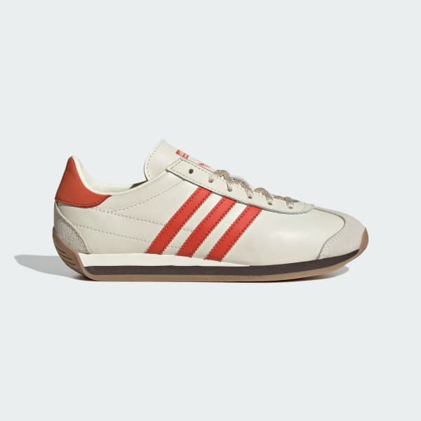 Adidas Country OG Cream White Preloved Red Dark Brown JI0517