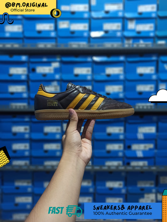 Adidas Samba OG Dark Brown Preloved Yellow Gum IG6174