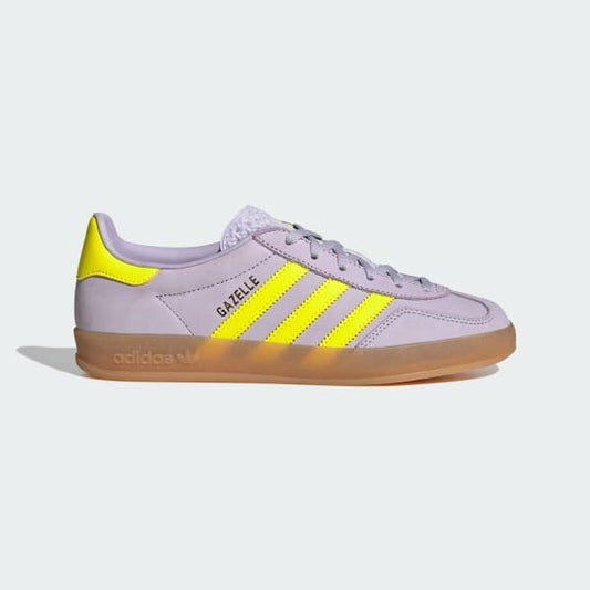 Adidas Gazelle Indoor Silver Dawn Solar Yellow Gum IH5492