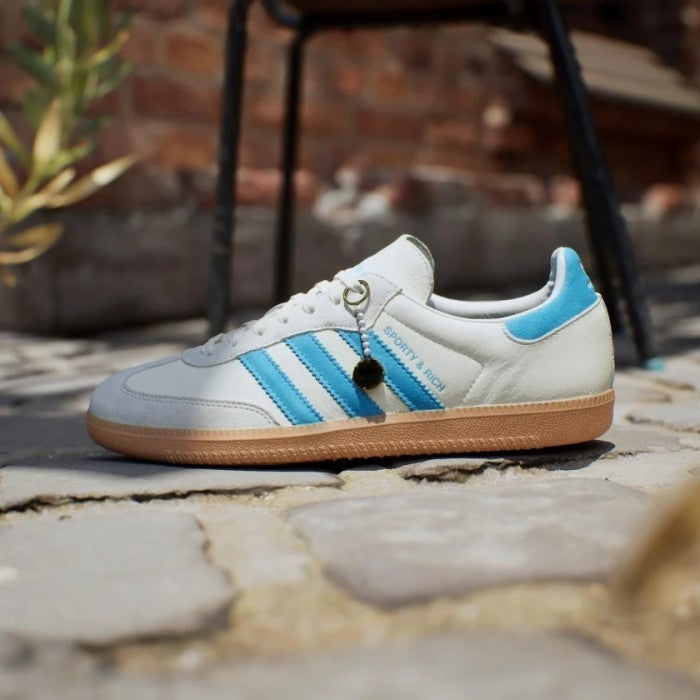 Adidas Samba OG Sporty & Rich Cream White Blue Rush Gum IE7096