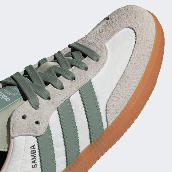 Adidas Samba OG Cloud White Silver Green Putty Mauve ID0492