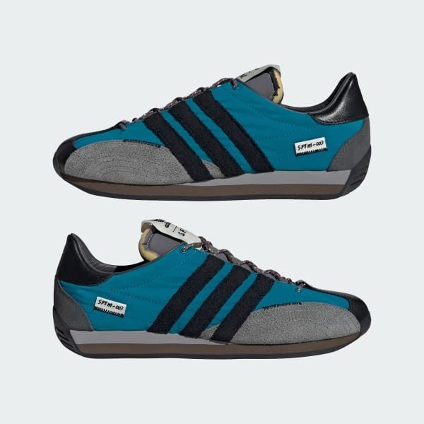 Adidas x SFTM Country OG Active Teal Core Black Ash ID3545