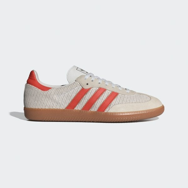 Adidas Samba OG Crystal White Preloved Red Gum IG1380