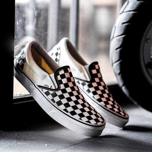 Vans Slip On Classic Checkerboard Black White ORIGINAL