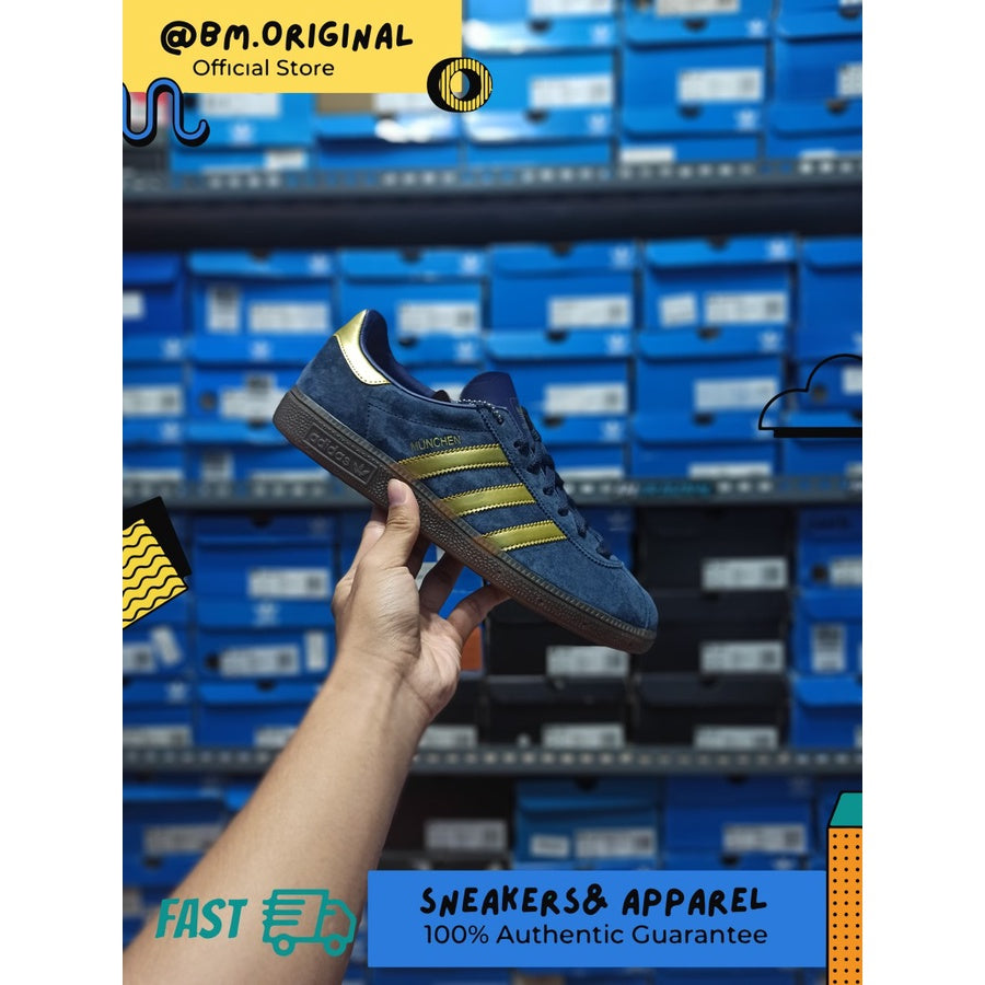 Adidas Munchen SPEZIAL Collegiate Navy Gold ORIGINAL AF5434