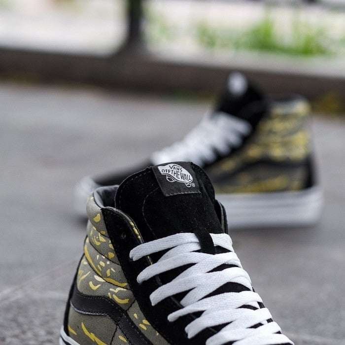 Vans Sk8 Hi Dessert Camo Black Green