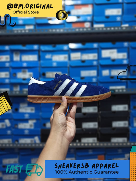 Adidas HAMBURG Victory Blue Cloud White Gum ORIGINAL H01786