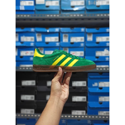 Adidas Gazelle Indoor Green Yellow Gumsole ORIGINAL EE5736