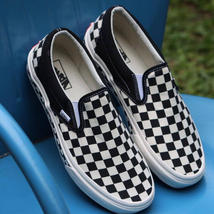 Vans Slip ON Nextor Checkerboard Black White Original – BM STORE ...