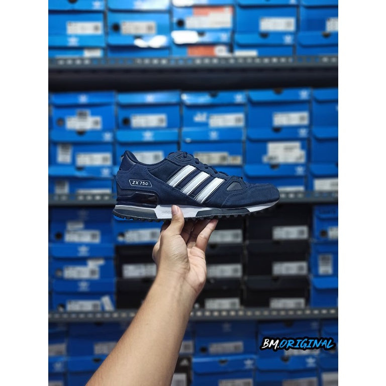 Adidas ZX 750 Blue Navy White Exclusive ORIGINAL