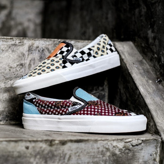 Vans Slip On Tiger Patchwork