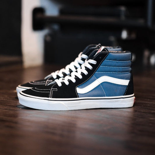 Vans Sk8 Hi Classic Navy White Global Market ORIGINAL