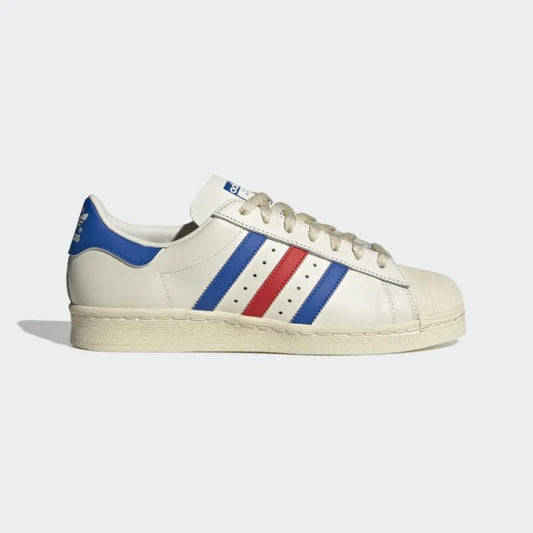 Adidas Superstar 82 Cloud White Blue Dawn Red HQ8876