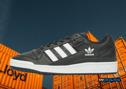 Adidas Forum Low Leather Black White Exclusive ORIGINAL