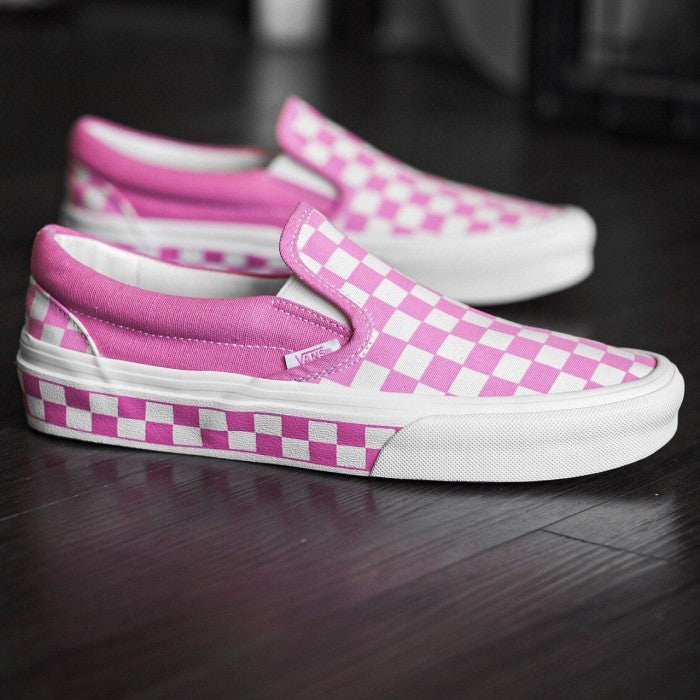 Vans Slip On Nextor Checkerboard Pink ORIGINAL