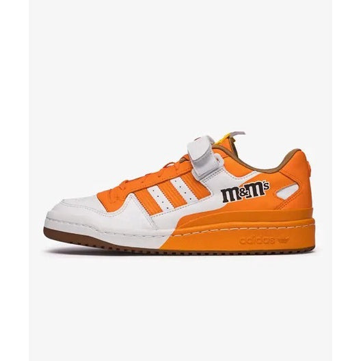 ADIDAS X M&M'S FORUM LO 84 WHITE ORANGE ORIGINAL GY6315