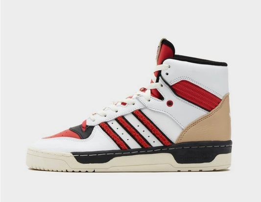 Adidas Rivalry HI White Glory Red Core Black