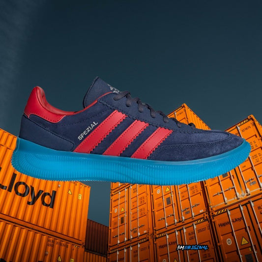 Adidas Spezial Handball Navy Lush Red Lush Blue ORIGINAL