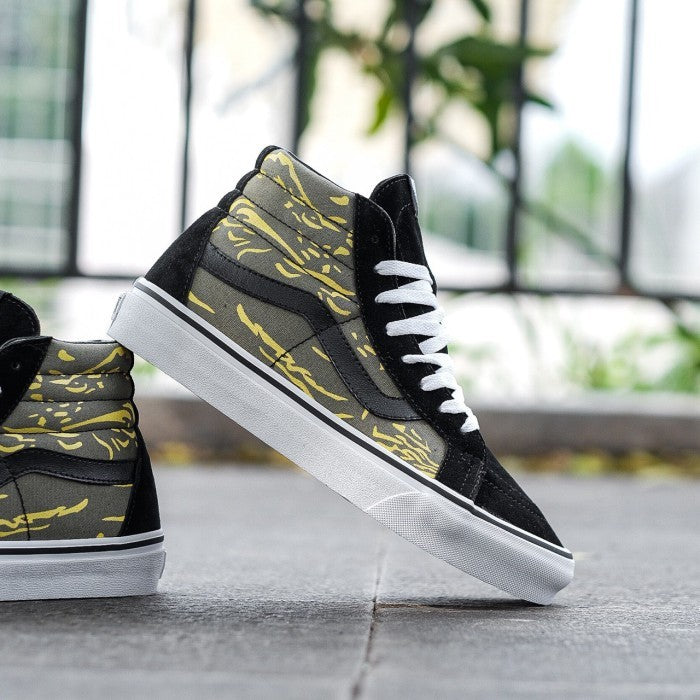 Vans Sk8 Hi Dessert Camo Black Green