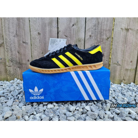 Adidas Hamburg OG Core Black Yellow Gumsole ORIGINAL M17869