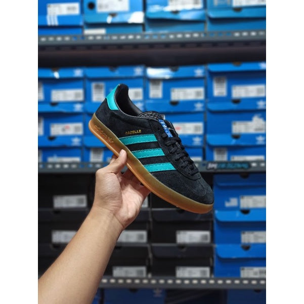 Adidas Gazelle Indoor Black Tosca Gumsole ORIGINAL EE5732 BM STORE ORIGINAL FOOTWEAR