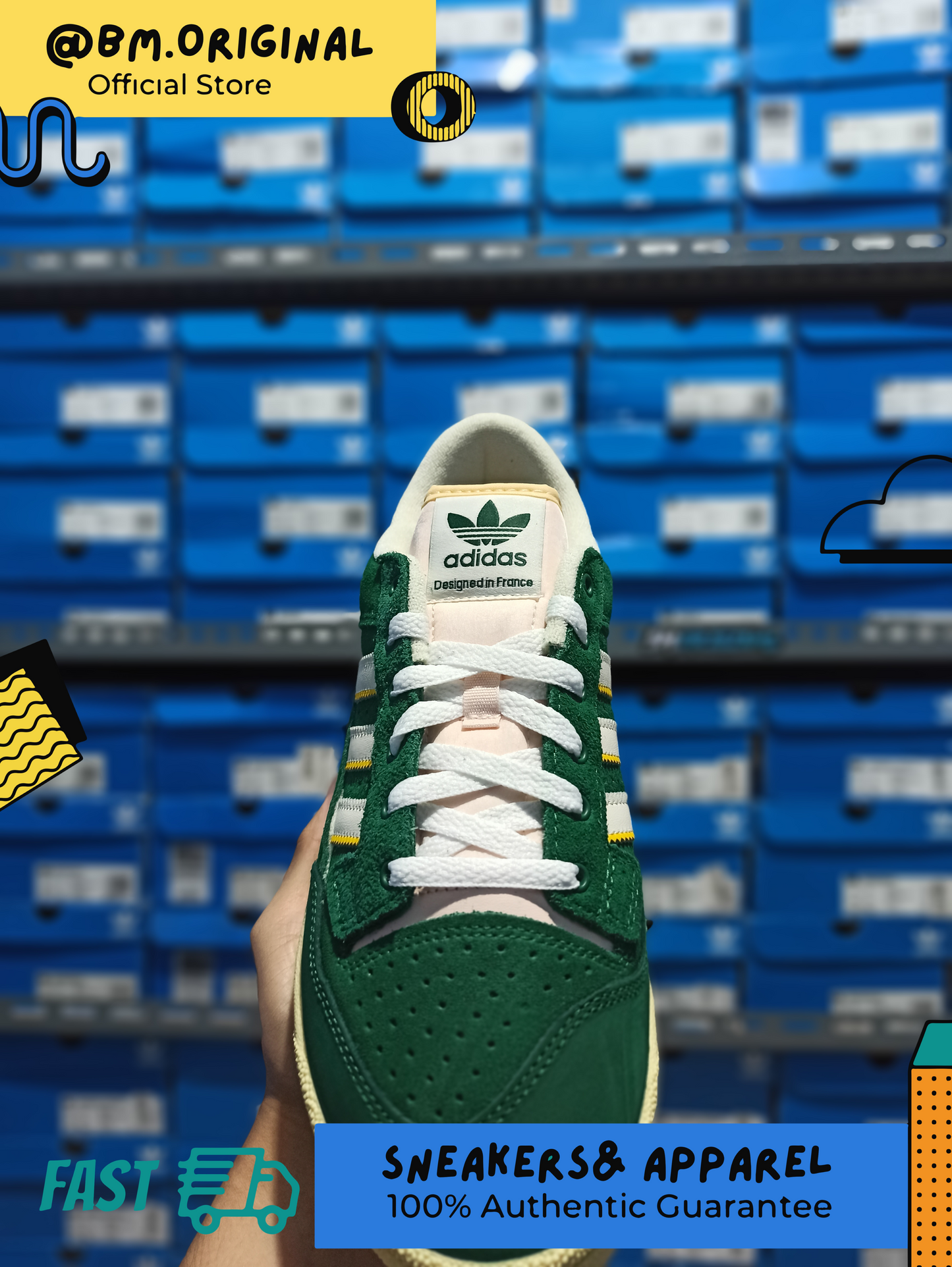 Adidas Centennial 85 Low College Green Cream FZ5880