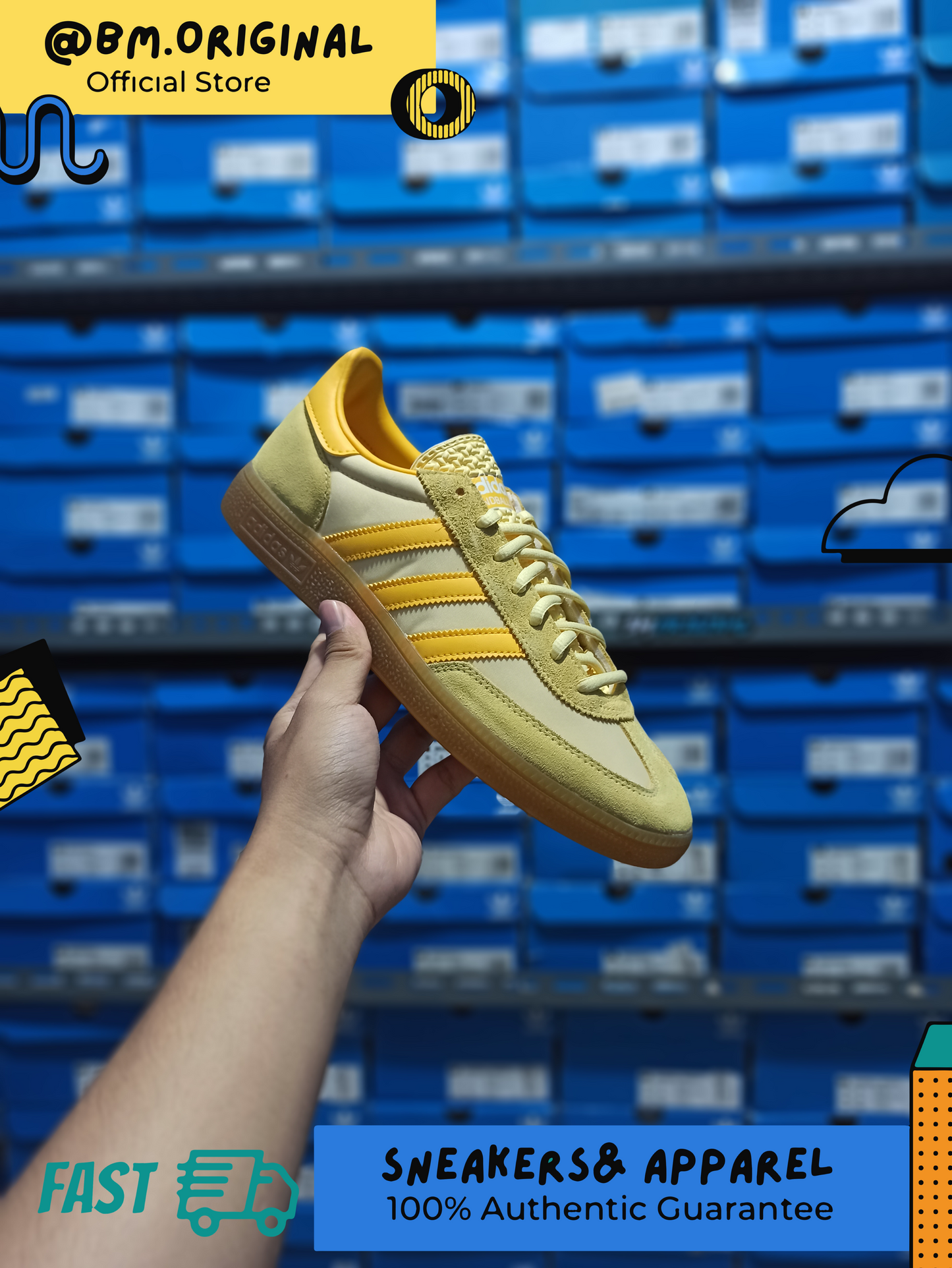 Adidas Handball Spezial Almost Yellow Bold Gold Easy Yellow GY7407