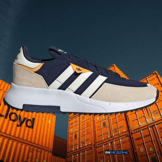 Adidas Retropy F2 Night Indigo Navy Cream Yellow ORIGINAL