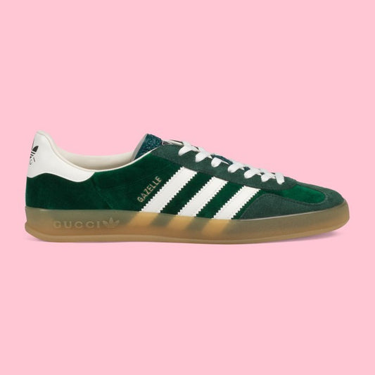 Adidas Gucci Gazelle Indoor Green White Exclusive ‎707848 9STU0