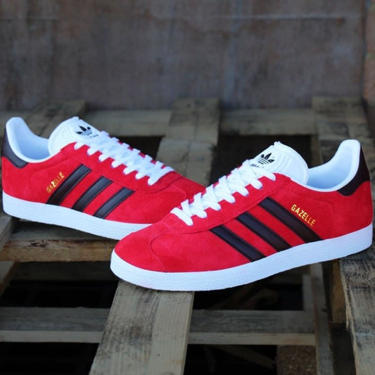 Adidas Gazelle Red Black Scarlett