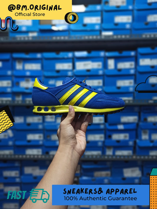 Adidas LA Trainer OG Blue Yellow CW STOCKHOLM Exclusive ORIGINAL