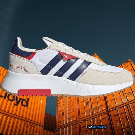 Adidas Retropy F2 White Navy Shock PINK ORIGINAL GW9354