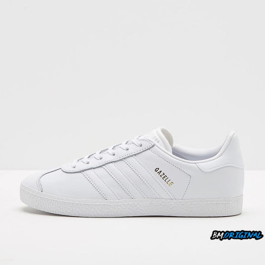 Adidas Gazelle Leather Full White Gold Metallic ORIGINAL BY9147