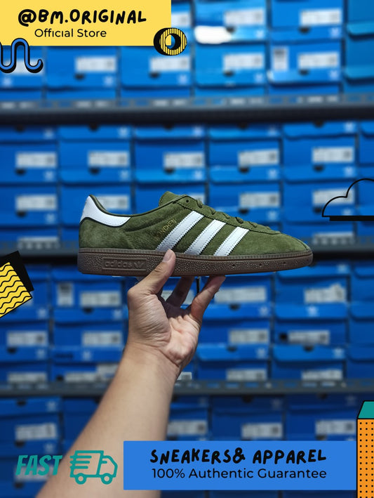 Adidas Munchen Focus Olive White ORIGINAL GX8659